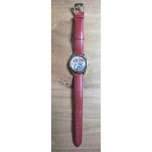 I Love Lucy Watch Lucille Ball Vitameatavegamin Scene Red Band Gold Tone Working